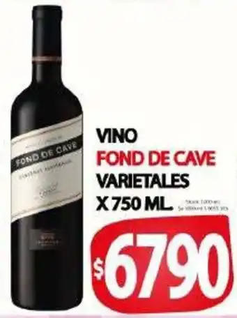 Fond de cave vino varietales