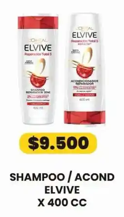 Autoservicio Capo Elvive shampoo / acondicionador reparador oferta