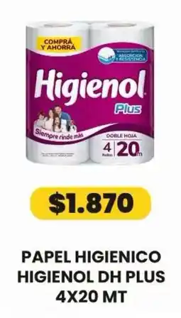 Autoservicio Capo Higienol papel higienico dh plus oferta