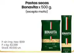 Changomas Bonavita pastas secas oferta