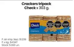 Changomas Check crackers oferta