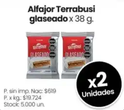 Changomas Terrabusi alfajor glaseado oferta