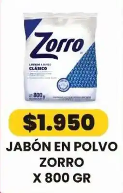 Autoservicio Capo Zorro jabón en polvo oferta