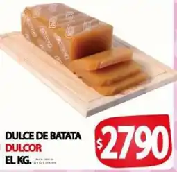 Supermercados Caracol Dulcor dulce de batata oferta