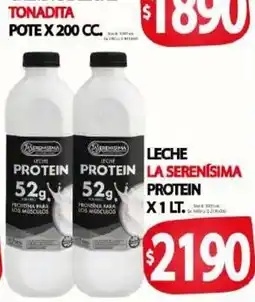 Supermercados Caracol La serenisima leche protein oferta