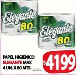 Supermercados Caracol Elegante papel higiénico max oferta