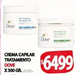 Supermercados Caracol Dove crema capilar tratamiento oferta