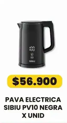 Autoservicio Capo Sibiu pava electrica pv10 negra oferta