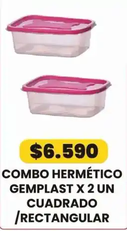 Autoservicio Capo Gemplast combo hermético oferta