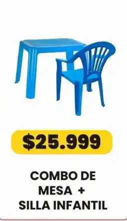 Autoservicio Capo Combo de mesa + silla infantil oferta