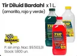 Changomas Bardahl tir diluid oferta
