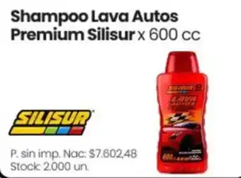 Silisur shampoo lava autos premium silisur