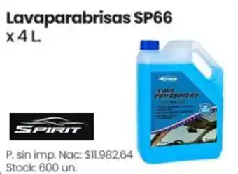 Spirit lavaparabrisas sp66