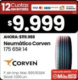 Changomas Corven neumático oferta