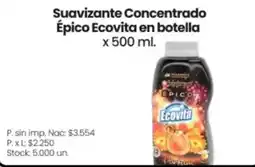 Changomas Épico suavizante concentrado ecovita oferta