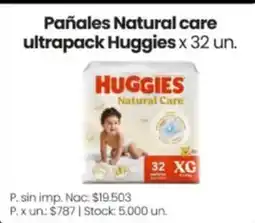 Changomas Huggies pañales natural care oferta