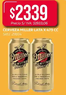 Supermercados Yaguar Miller cerveza oferta
