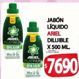 Supermercados Caracol Ariel jabón líquido diluible oferta