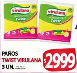Supermercados Caracol Virulana paños multiuso twist oferta