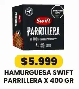 Autoservicio Capo Swift hamurguesa parrillera oferta