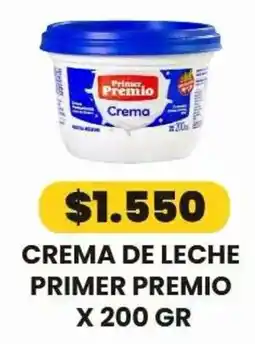 Autoservicio Capo Primer premio crema de leche oferta