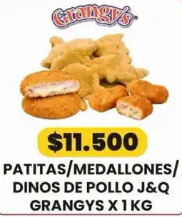 Autoservicio Capo Grangys patitas/medallones/dinos de pollo j&q oferta
