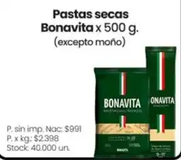 Changomas Bonavita pastas secas oferta