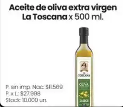 Changomas La toscana aceite de oliva extra virgen oferta