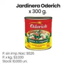 Changomas Oderich jardinera oferta
