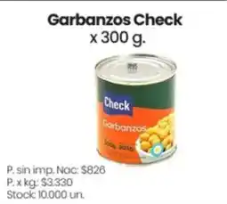 Changomas Check garbanzos oferta