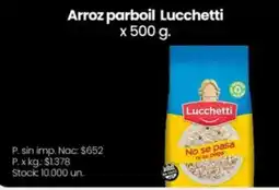 Changomas Lucchetti arroz parboil oferta