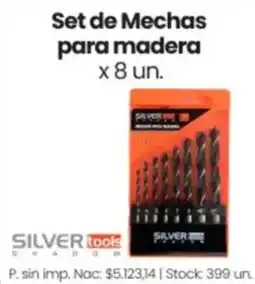 Changomas Silver tools set de mechas para madera oferta