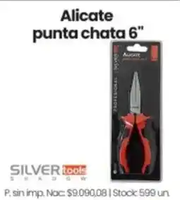 Changomas Silver tools alicate punta chata 6" oferta