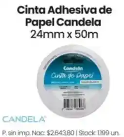 Changomas Candela cinta adhesiva de papel oferta