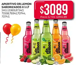 Supermercados Yaguar Dr. lemon aperitivo saborizados oferta