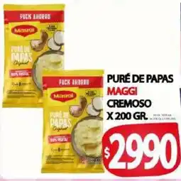 Supermercados Caracol Maggi puré de papas cremoso oferta