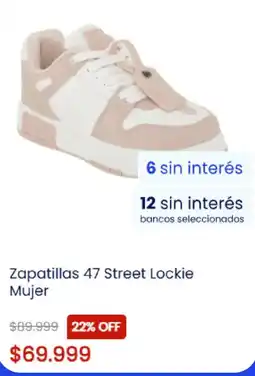Coppel 47 Street Lockie Zapatillas Mujer oferta