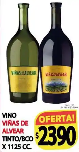 Supermercados Caracol Viñas de alvear vino tinto oferta