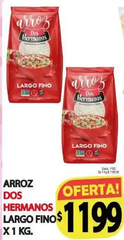 Supermercados Caracol Dos Hermanos arroz largo fino oferta