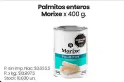 Changomas Morixe palmitos enteros oferta