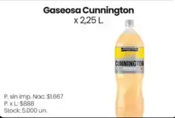 Changomas Cunnington gaseosa oferta