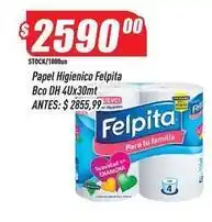 Supermercados Comodin Felpita - papel higienico oferta