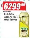 Supermercados Comodin Natura - aceite girasol pvc oferta