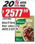 Supermercados Comodin Knorr - bolsa p/ horno selecc oferta