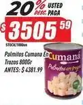 Supermercados Comodin Cumana - palmitos en trozos oferta