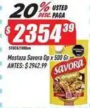 Supermercados Comodin Savora - mostaza dp oferta