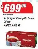 Supermercados Comodin Taraguí - te filtro esp sin ensob oferta