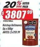 Supermercados Comodin Hellmann's - ketchup dp oferta