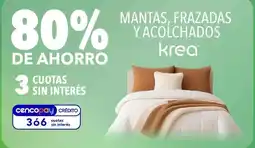 Supermercados Vea Krea - mantas, frazadas y acolchados oferta