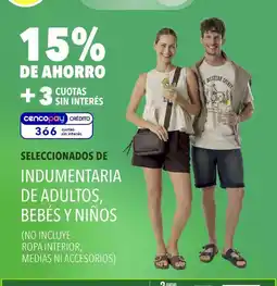 Supermercados Vea Indumentaria de adultos, bebés y niños oferta